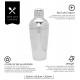 Coqueteleira 550ML 21cm De Altura Em Aço Inox Mimo Style